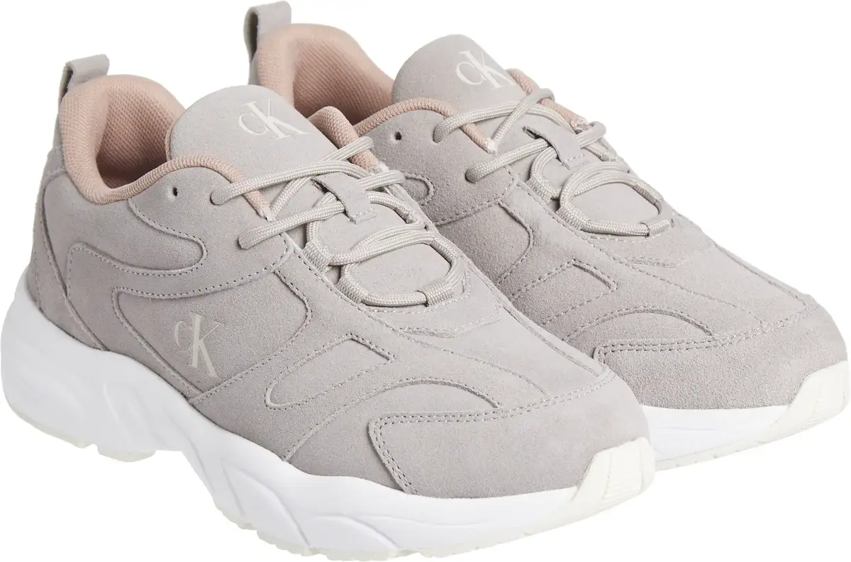 Calvin Klein RETRO TENNIS LOW MG, 0IN Gri Kadın Spor Ayakkabı & Sneaker