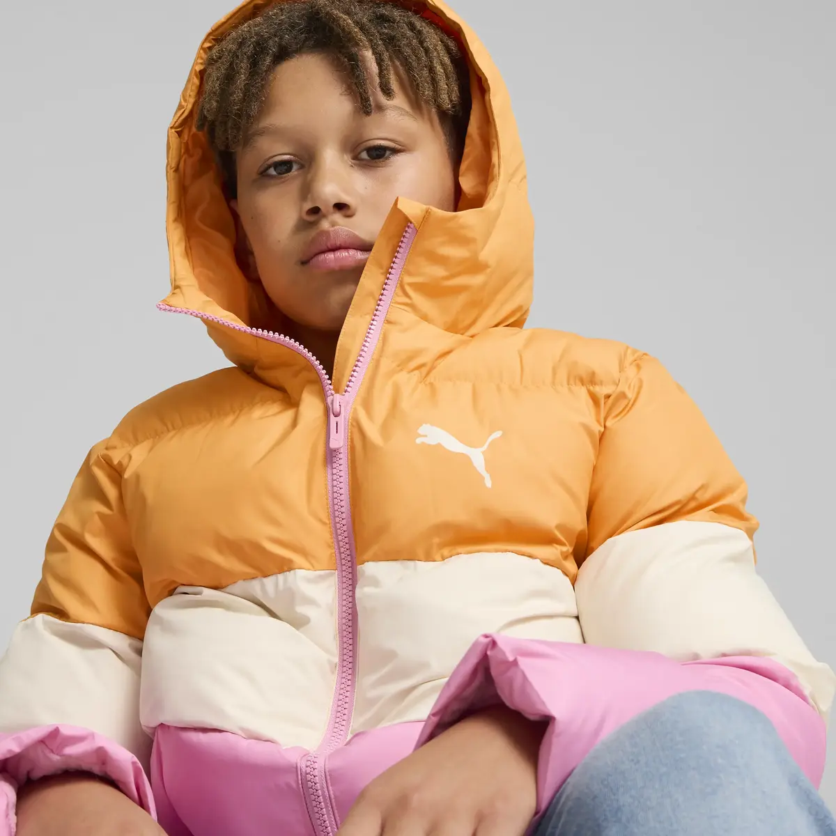 Puma Poly Hooded Puffer Jacket Unisex Mont