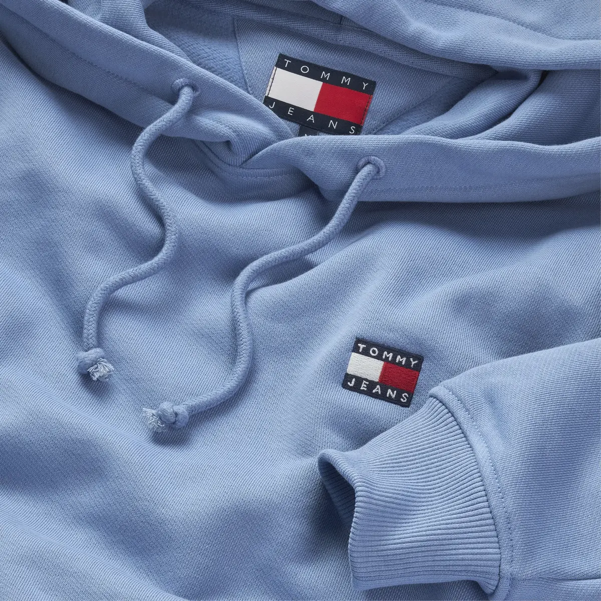 Tommy Hilfiger TJM REG BADGE HOODIE Erkek Mavi Sweatshirt