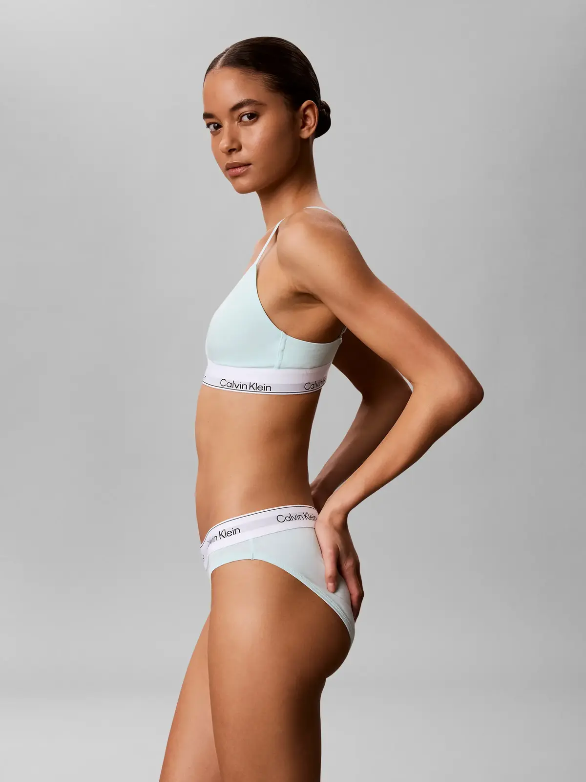 Calvin Klein LIGHTLY LINED TRIANG Hafif Astarlı Yeşil Üçgen Bralet