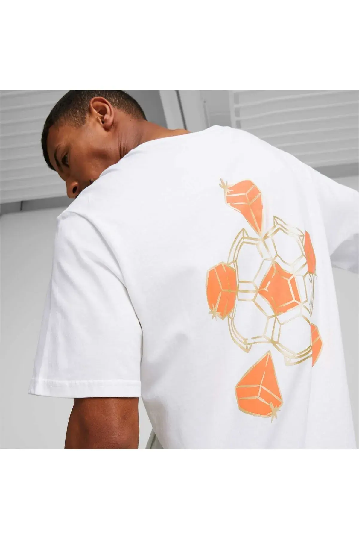 Puma Neymar Jr Diamond Graphic Tee Beyaz Erkek T-Shirt