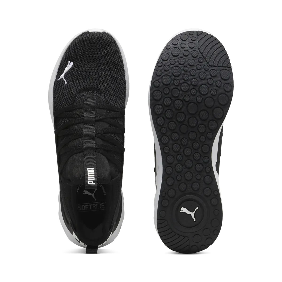 Puma Softride Carson Fresh Siyah Unisex Spor Ayakkabı