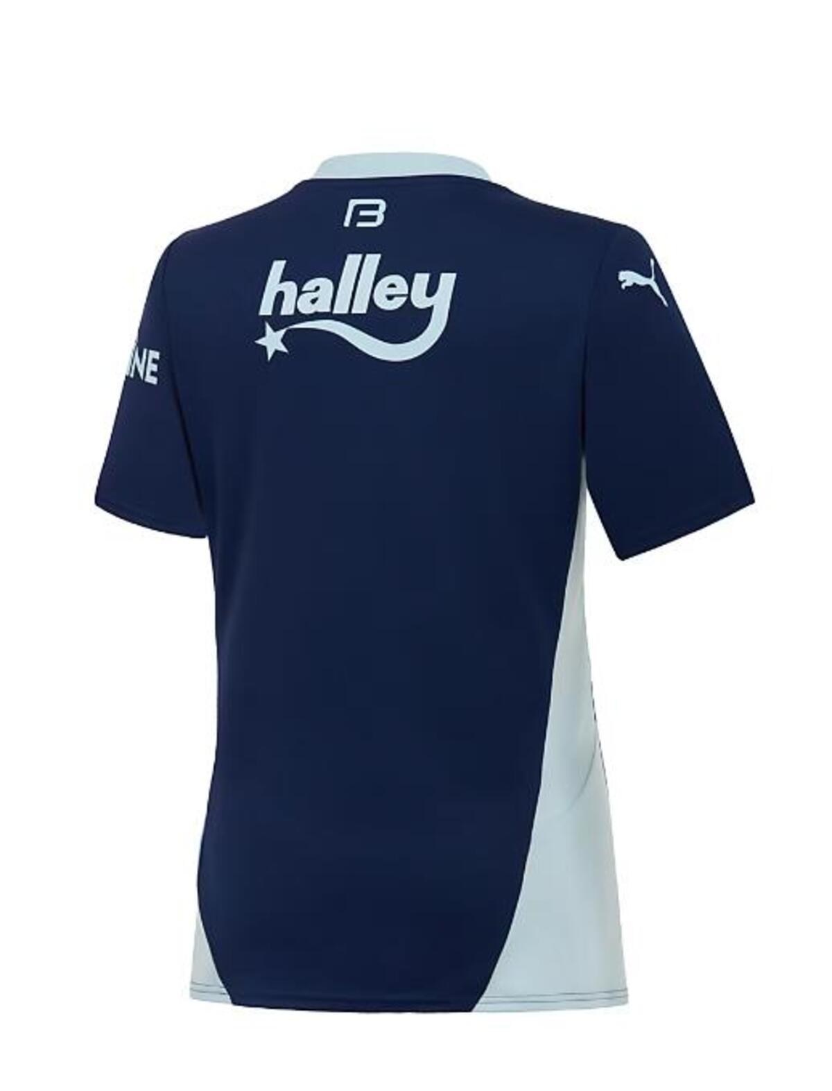 Puma FSK Third Jersey Replica W Lacivert Kadın 3 Numaralı Forma