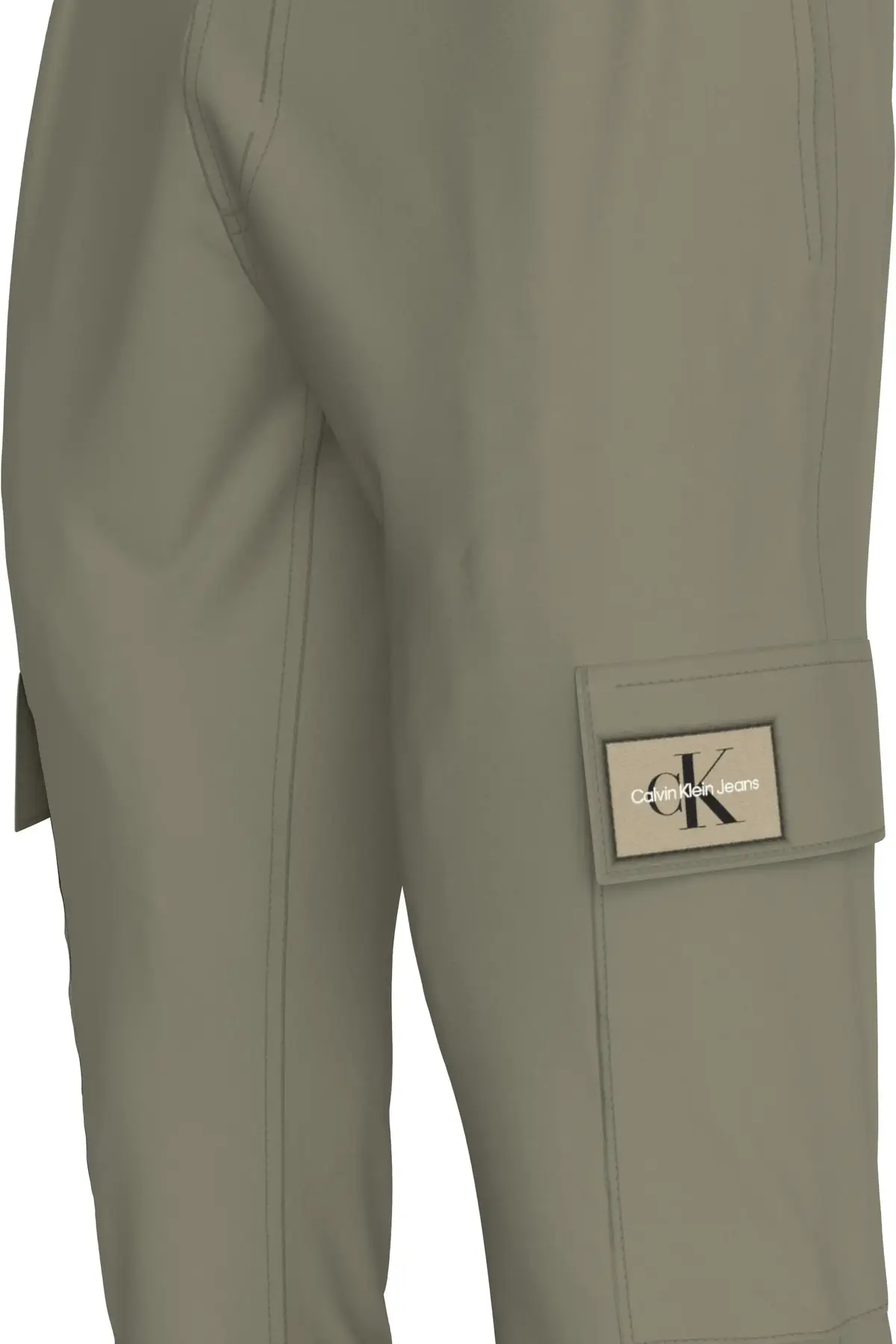 Calvin Klein SKINNY CARGO, PK8 Yeşil Erkek Pantolon