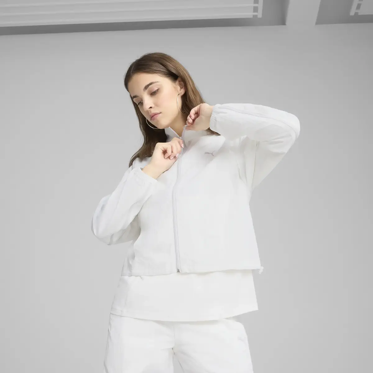 PUMA DARE TO Zip-Off Jacket Beyaz Kadın Ceket