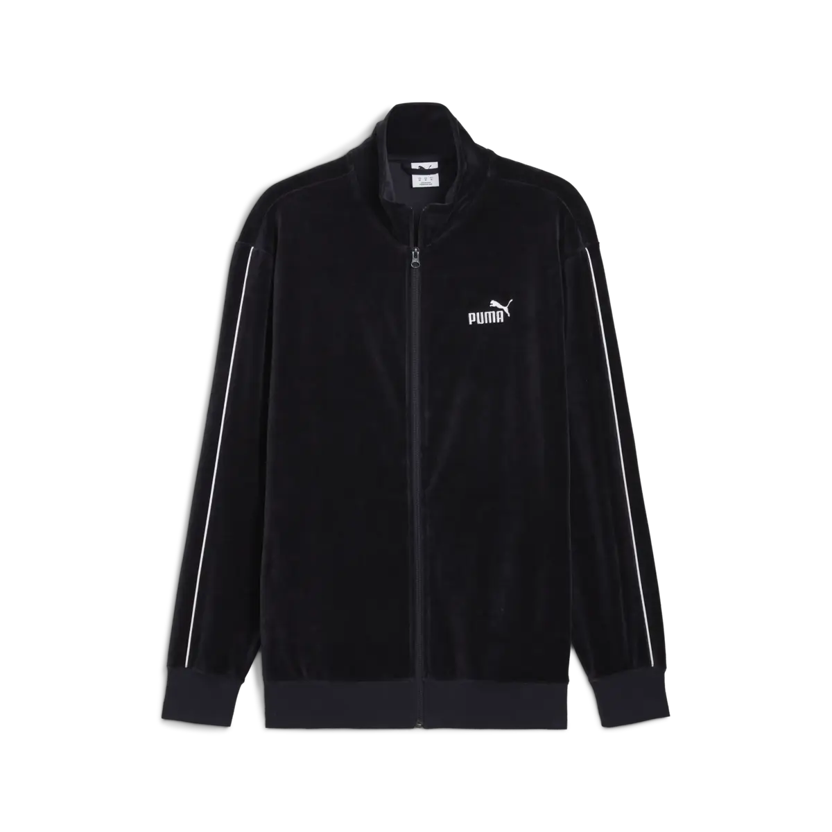Puma ESS ELEVATED Velour Jacket Siyah Erkek Ceket