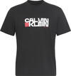 Calvin Klein SS 30s EU CK REDBOX GRAPHIC TEE Siyah Erkek T-Shirt
