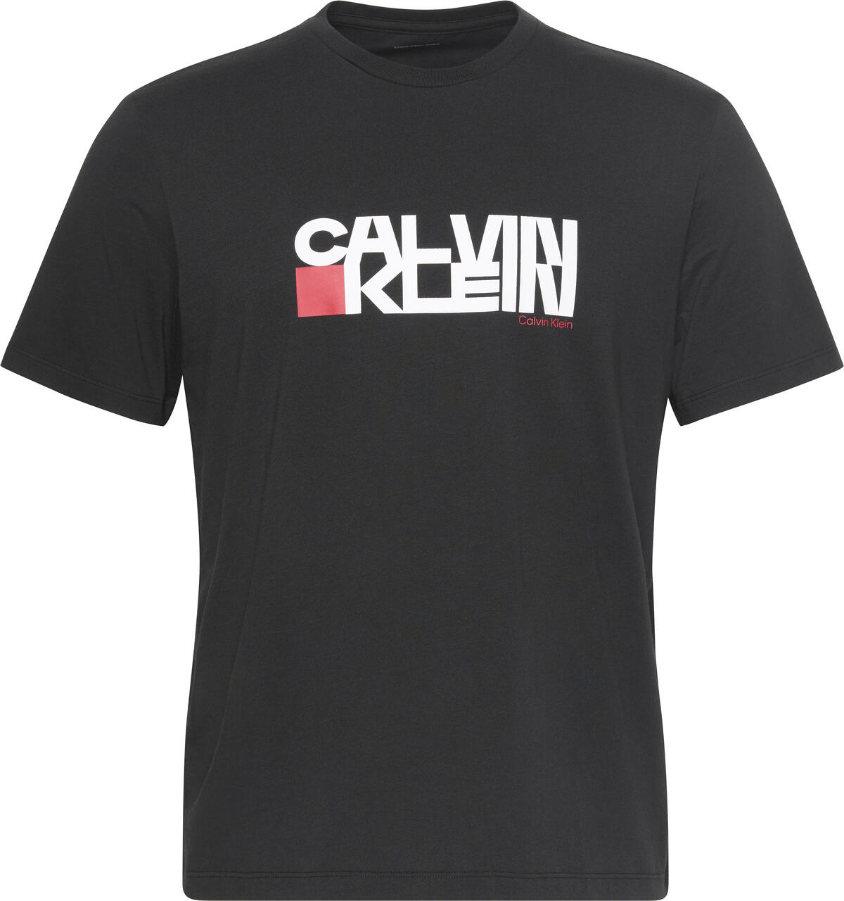 Calvin Klein SS 30s EU CK REDBOX GRAPHIC TEE Siyah Erkek T-Shirt