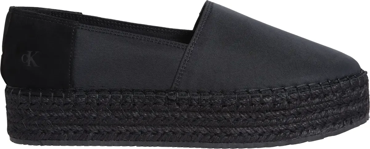 Calvin Klein FLATFORM ESPADRILLE, 0GJ Siyah Kadın Ayakkabı-Bot