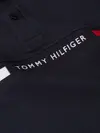 Tommy Hilfiger HILFIGER CHEST INSER, DW5 Siyah Erkek T-Shirt & Polo