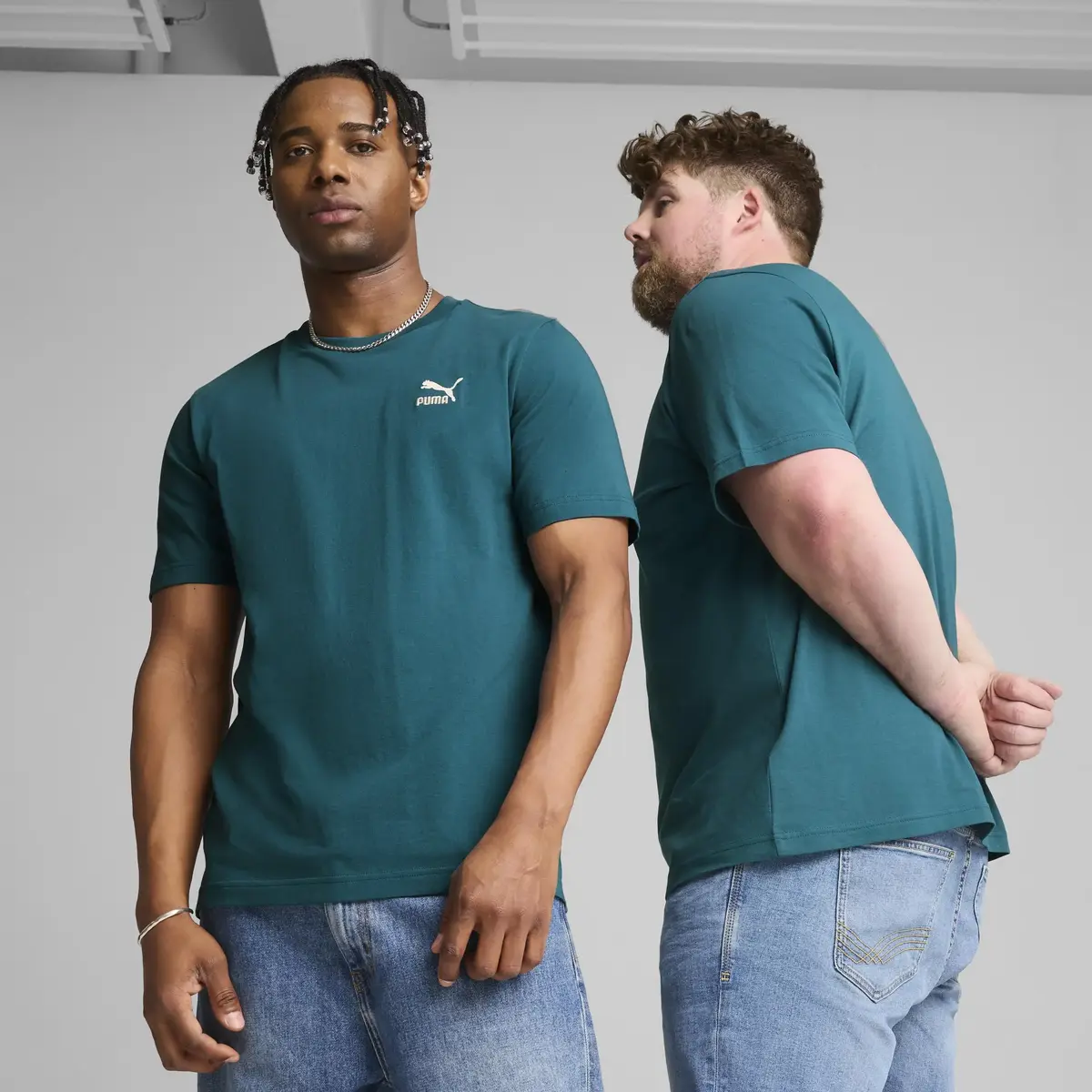 Puma CLASSICS Small Logo Tee Yeşil Erkek T-Shirt