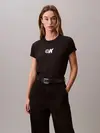 Calvin Klein SS ARCHIVE LOGO JERSEY CLASSIC C Siyah Kadın Tişört Calvin Klein SS ARCHIVE LOGO JERSEY CLASSIC C Siyah Kadın Tişört