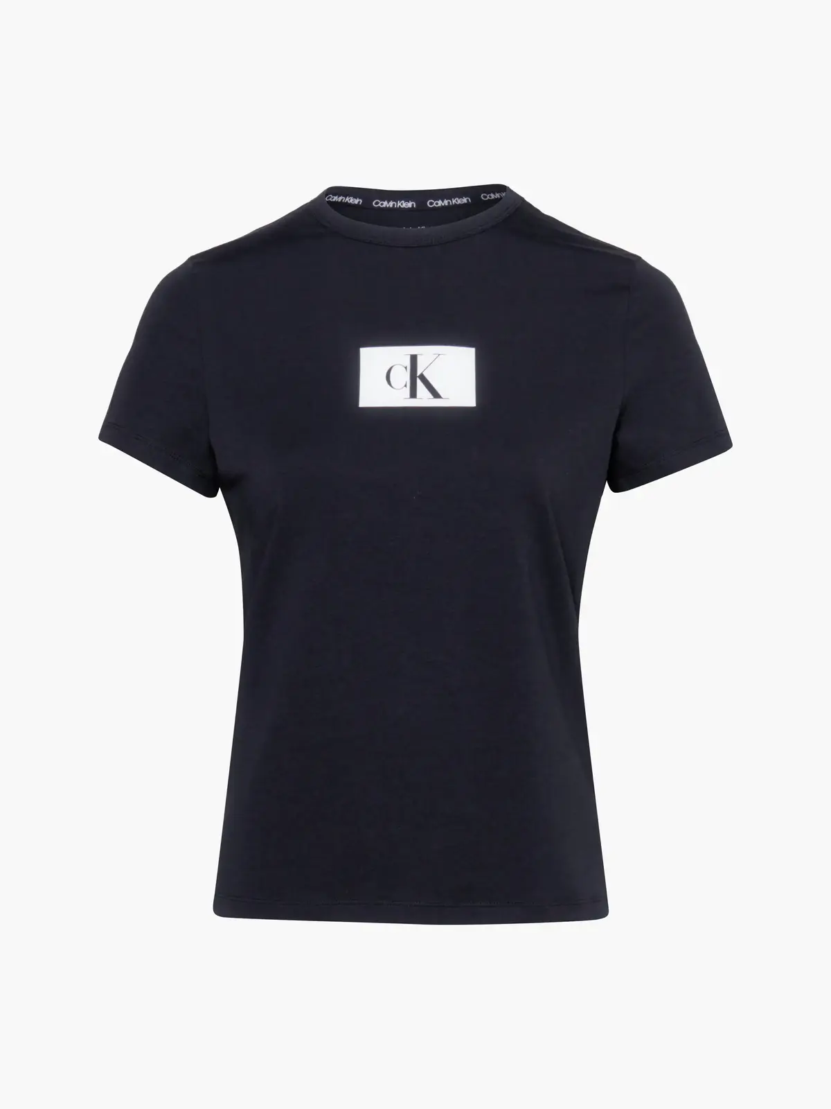 Calvin Klein S/S CREW NECK Kadın Siyah T-Shirt