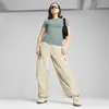 PUMA WARDROBE ESS Slim Tee Yeşil Kadın T-Shirt