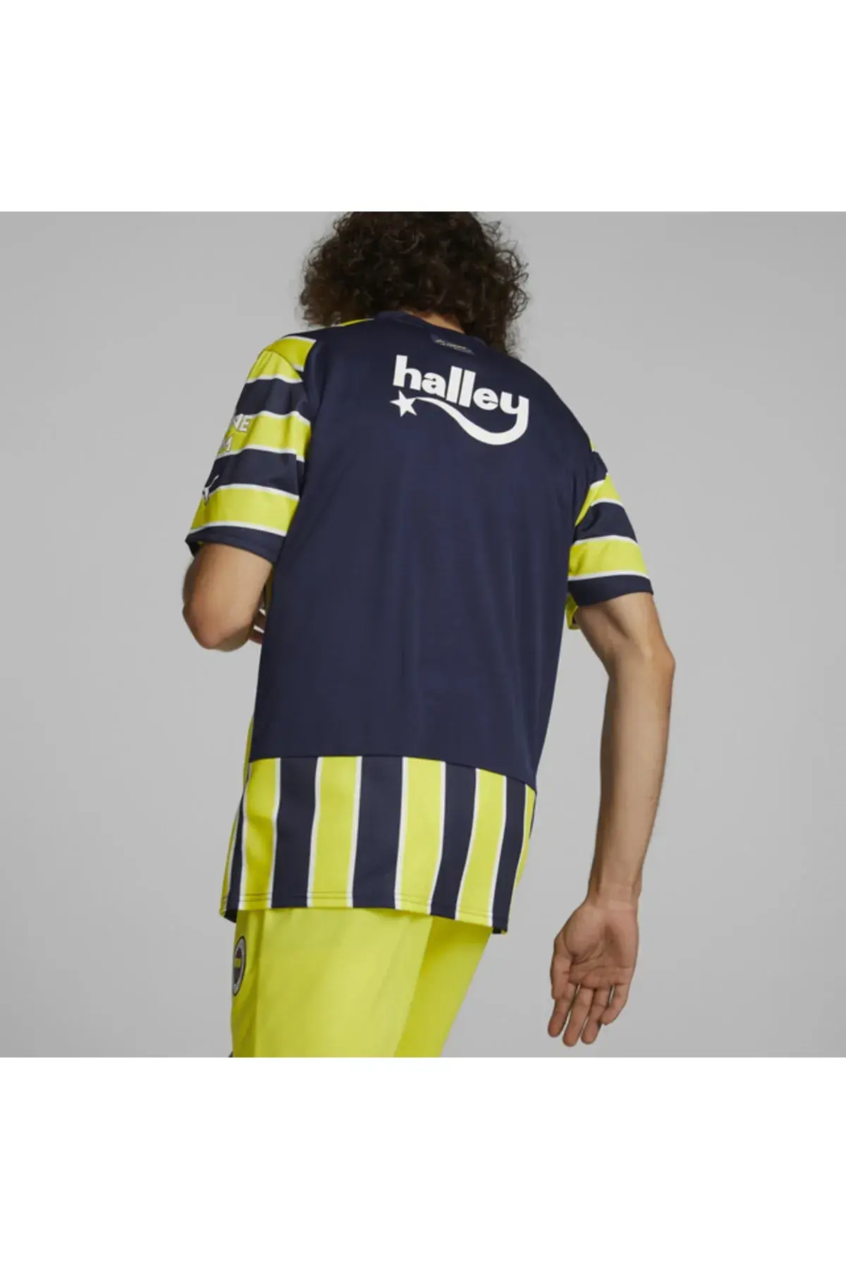 Puma Fenerbahçe İç Saha Forması Medieval Blue Çubuklu Forma Erkek Takım Forması
