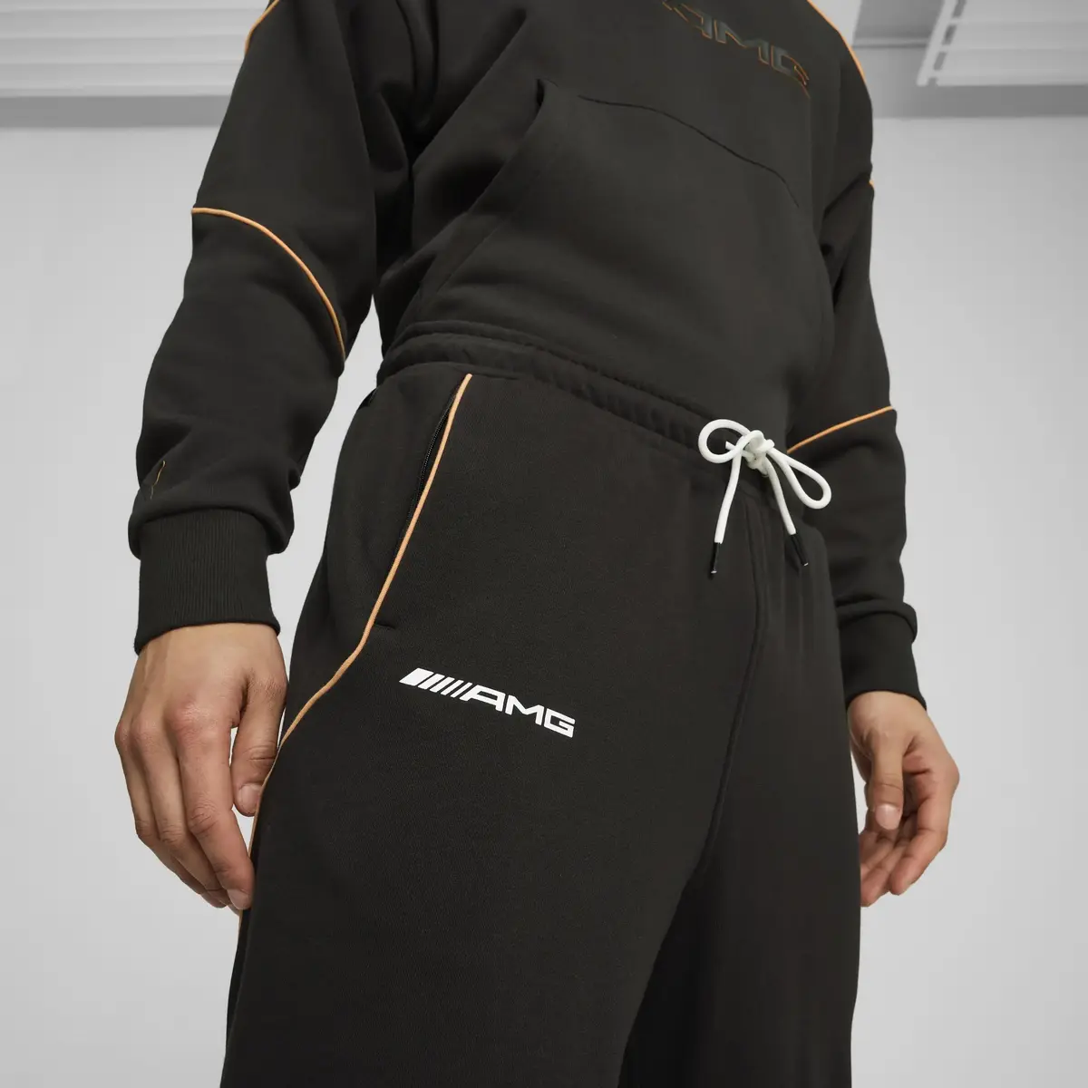 Puma AMG Sweat Pants Siyah Erkek Eşofman Altı