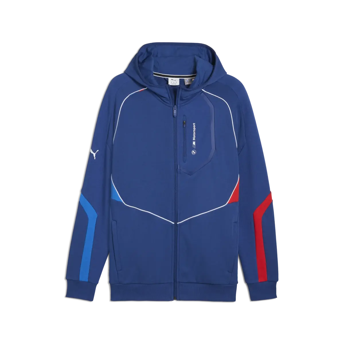 Puma BMW MMS HOODED SWEAT JACKET Mavi Erkek Sweatshirt
