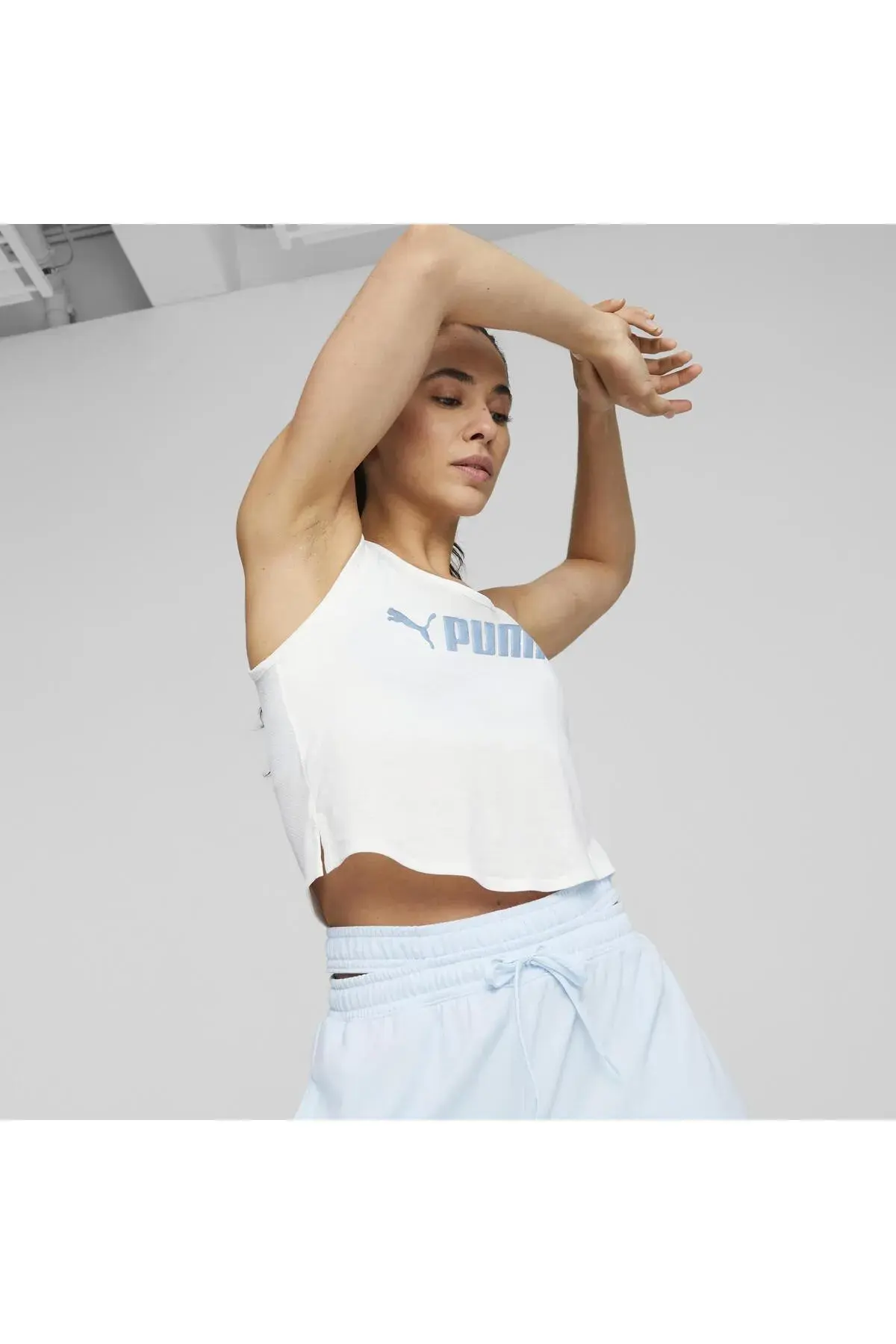 Puma FIT SKIMMER TANK Beyaz Kadın T-Shirt
