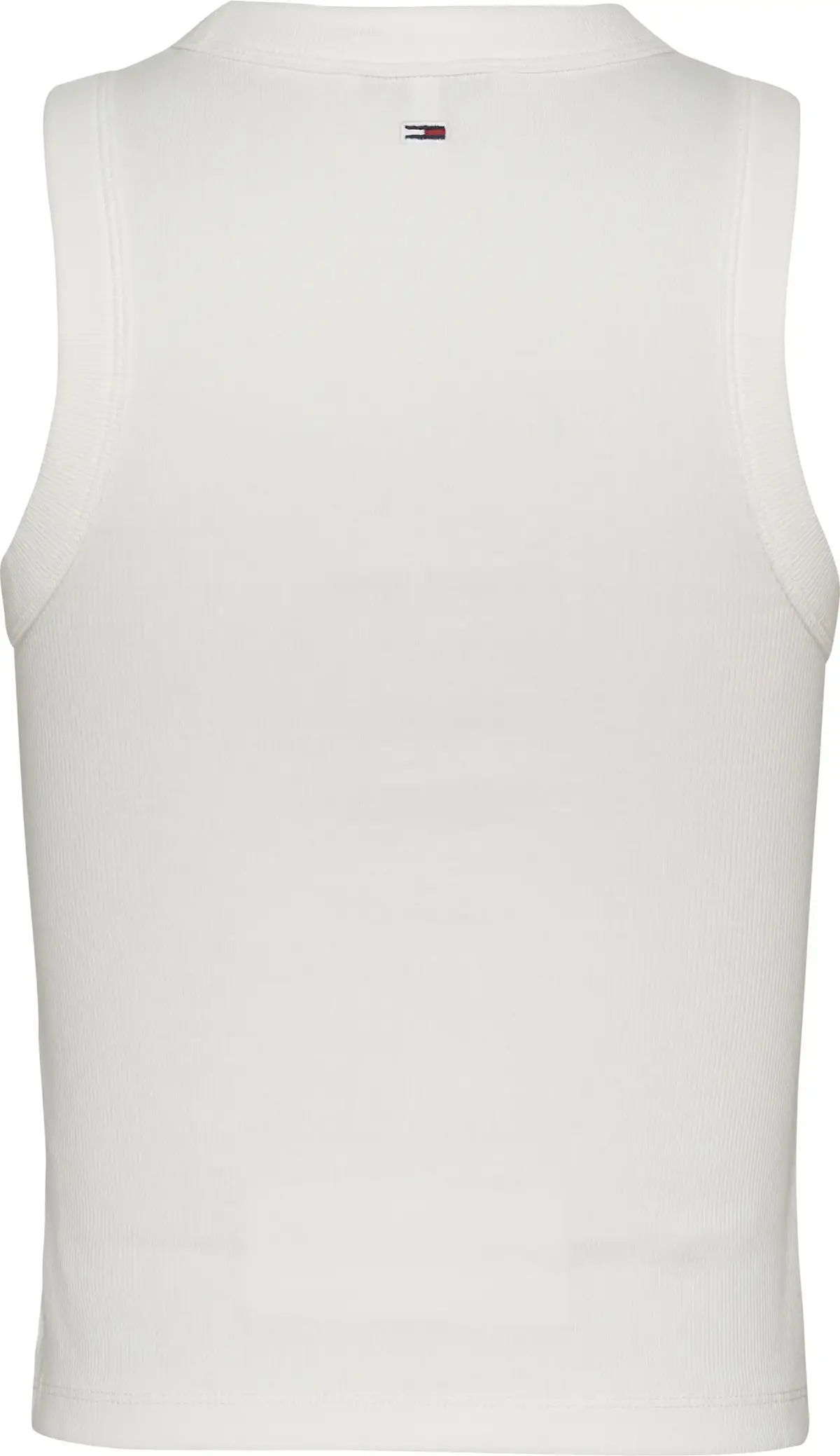 Tommy Hilfiger TJW SLIM SH TJ BUBBL, YBL Beyaz Kadın T-Shirt & Polo