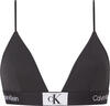 Calvin Klein UNLINED TRIANGLE Kadın Siyah Sütyen
