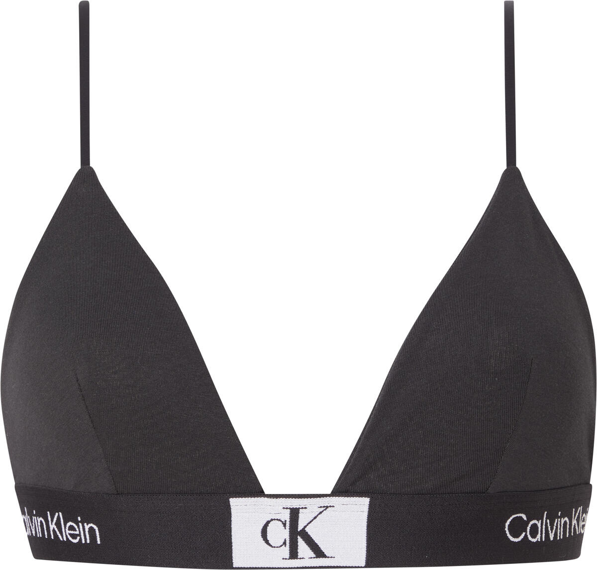 Calvin Klein UNLINED TRIANGLE Kadın Siyah Sütyen