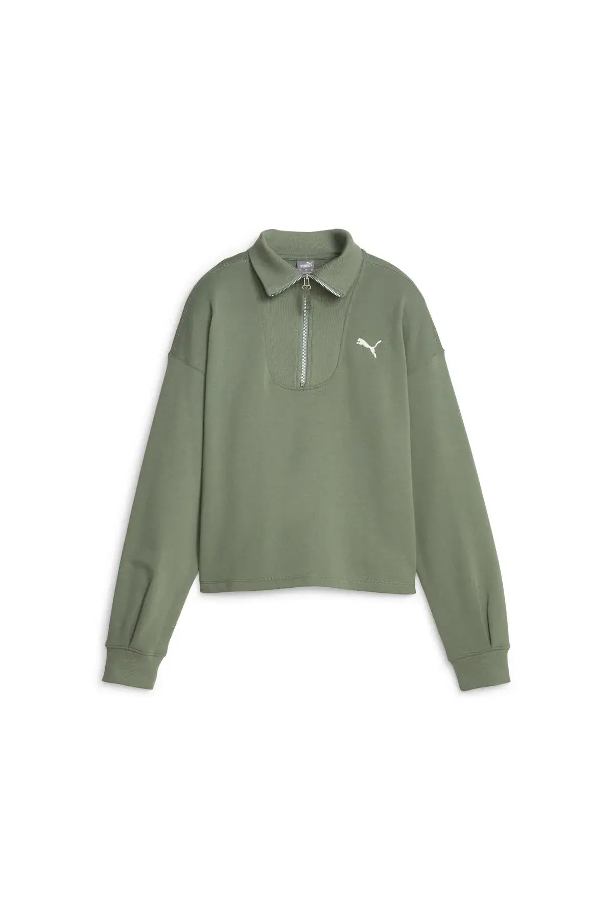 Puma HER High-Neck HZ TR Yeşil Kadın Sweatshirt