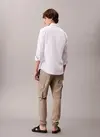 Calvin Klein SKNNY ELSTC RPSTP CR Bej Erkek Pantolon