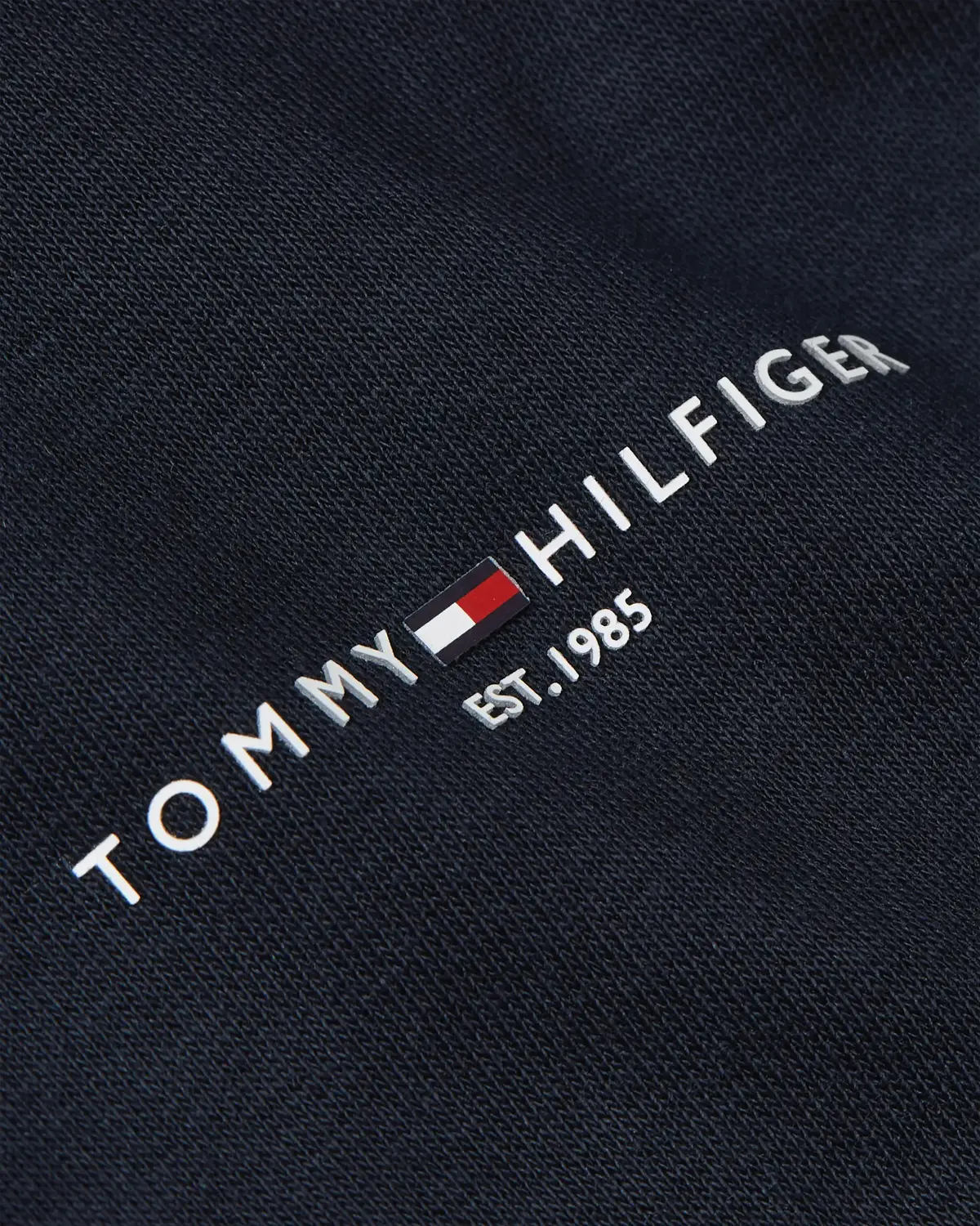 Tommy Hilfiger SMALL TOMMY LOGO ZIP, DW5 Siyah Erkek Sweatshirt