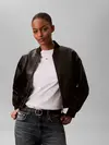 Calvin Klein SS WOVEN LABEL CLASS, YAF Beyaz Kadın T-Shirt