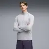PUMA RUN VELOTY CLDSPN 1/4 ZIP M Gri Erkek Sweatshirt