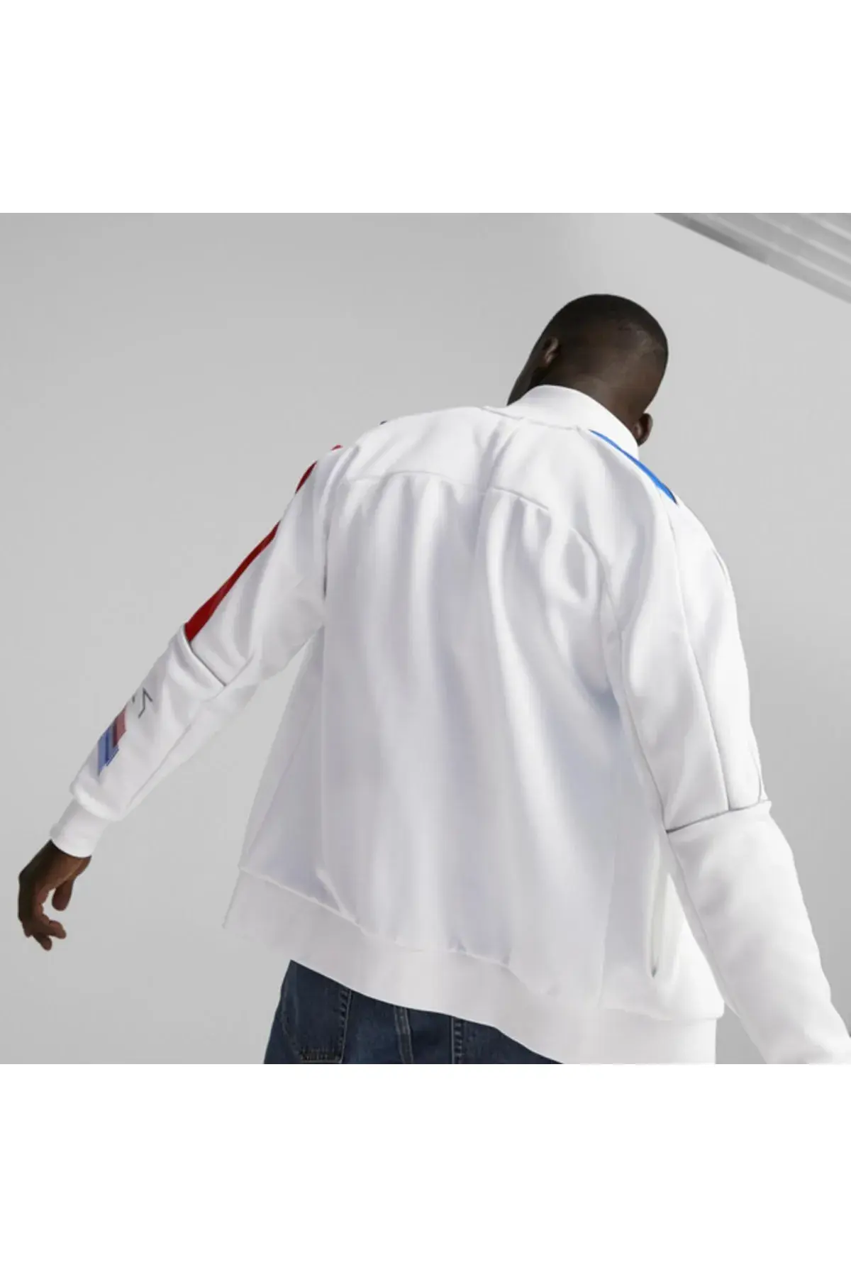Puma Bmw Mms Mt7 Track Jacket Beyaz Erkek Track Jacket