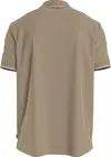 Calvin Klein STRETCH PIQUE TIPPIN Erkek Krem Polo T-Shirt