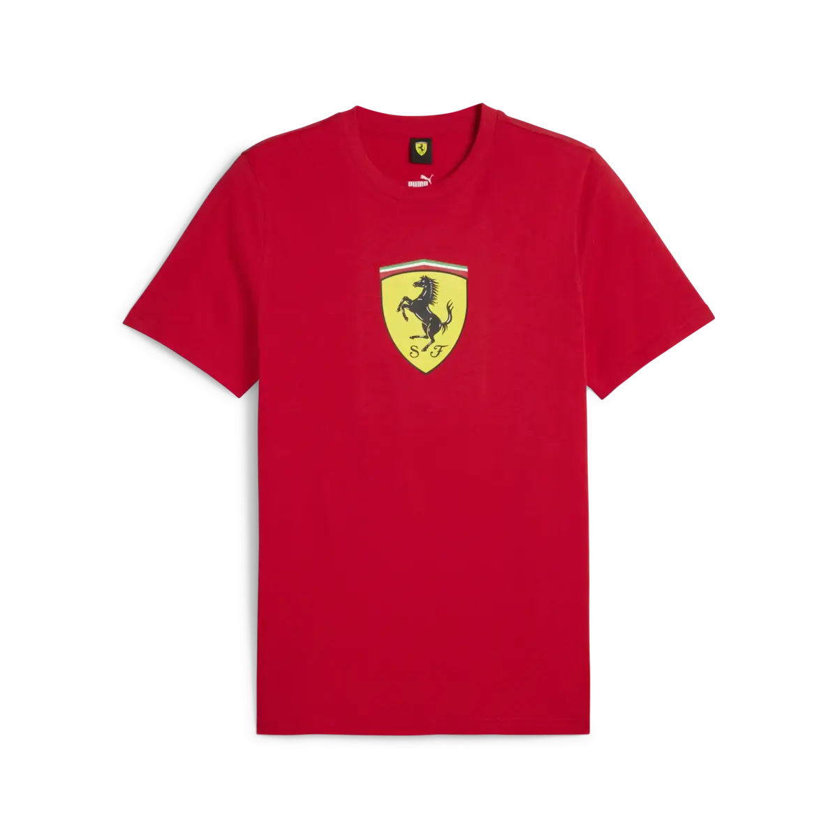 Puma Ferrari Race Big Shld T Clrd Kırmızı Erkek T-Shirt & Polo