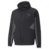 Puma Fıt Woven Jacket Siyah Erkek Fermuarlı Spor Ceketi