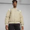 Puma X ONE PIECE Varsity Jacket WV Bej Erkek Sweatshirt