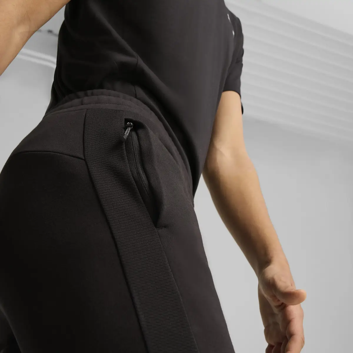 Puma EVOSTRIPE Pants Siyah Erkek Eşofman Altı