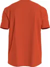 Calvin Klein MICRO LOGO INTERLOCK Erkek Turuncu T-Shirt