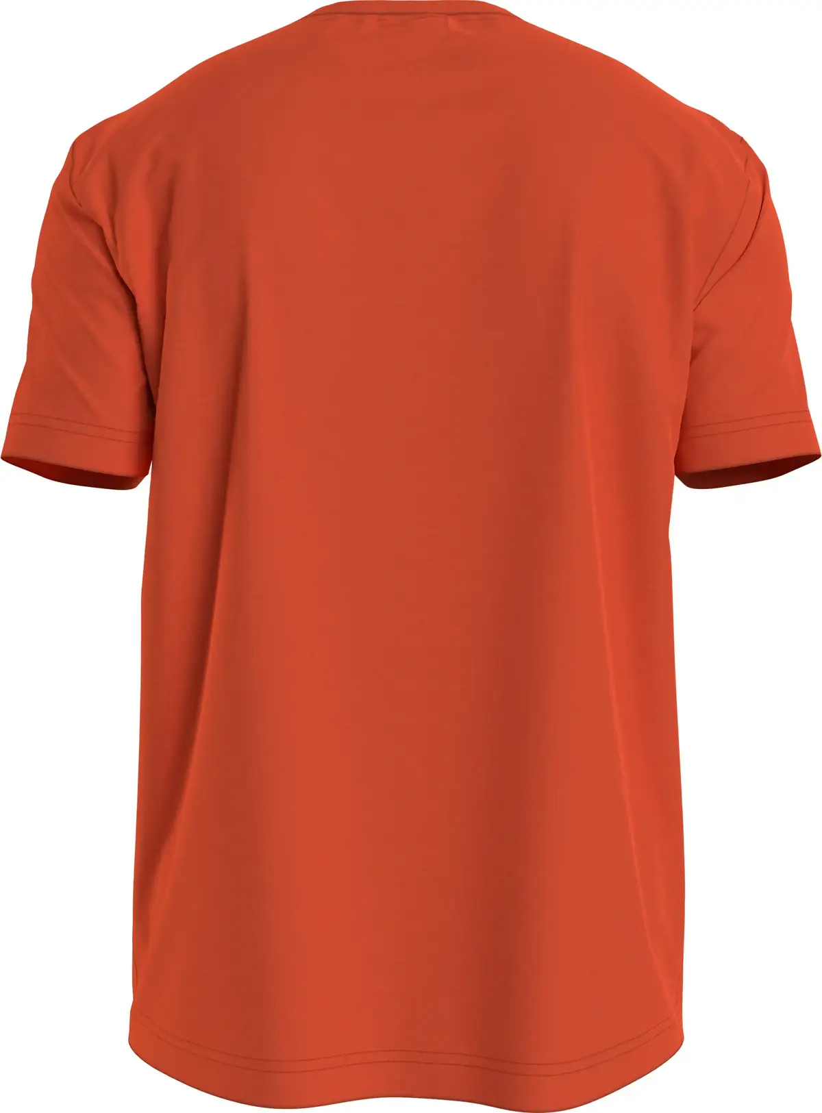 Calvin Klein MICRO LOGO INTERLOCK Erkek Turuncu T-Shirt