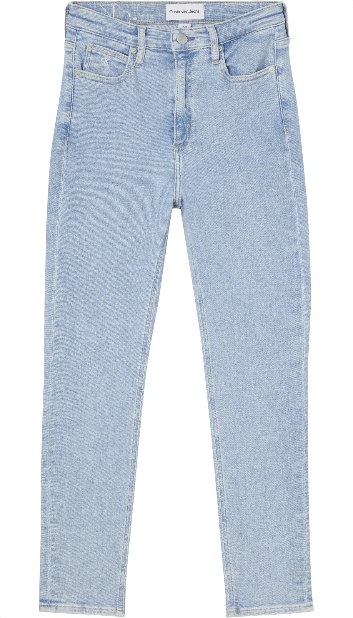 Calvin Klein HIGH RISE SKINNY ANK Kadın Mavi Kot Pantolon