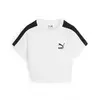 Puma ICONIC T7 Baby Tee Beyaz Kadın T-Shirt