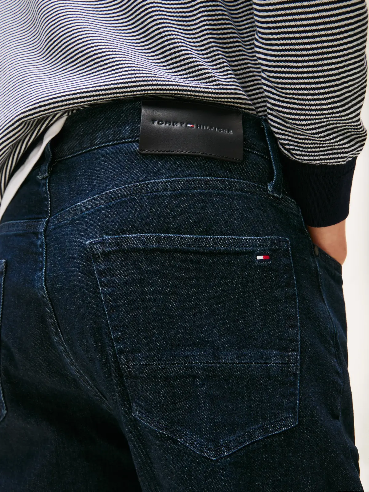 Tommy Hilfiger SLIM BLEECKER SSTR S, 1BP Siyah Erkek Jean Pantolon