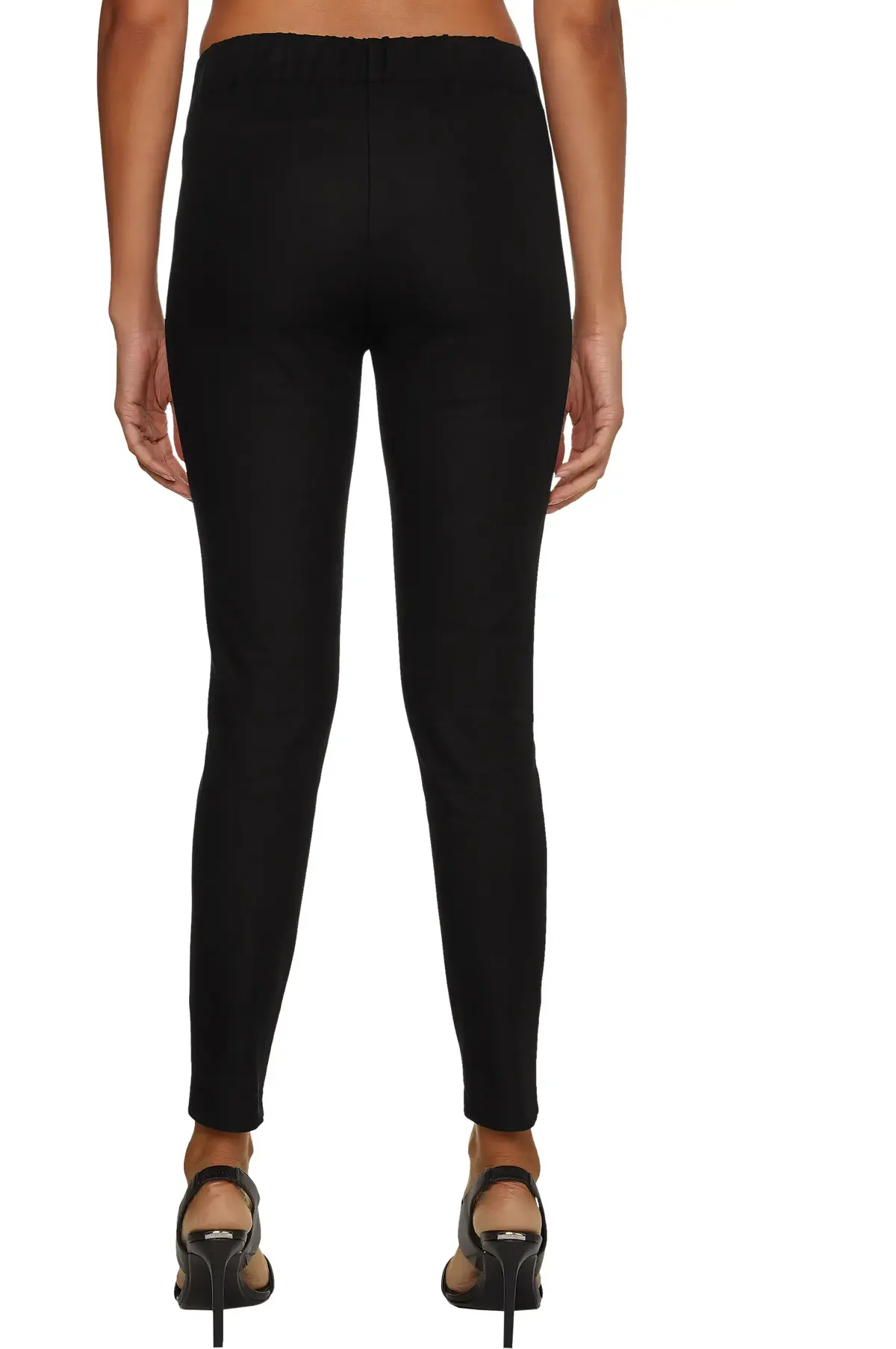 Calvin Klein STRETCH GABARDINE LE Kadın Siyah Tayt