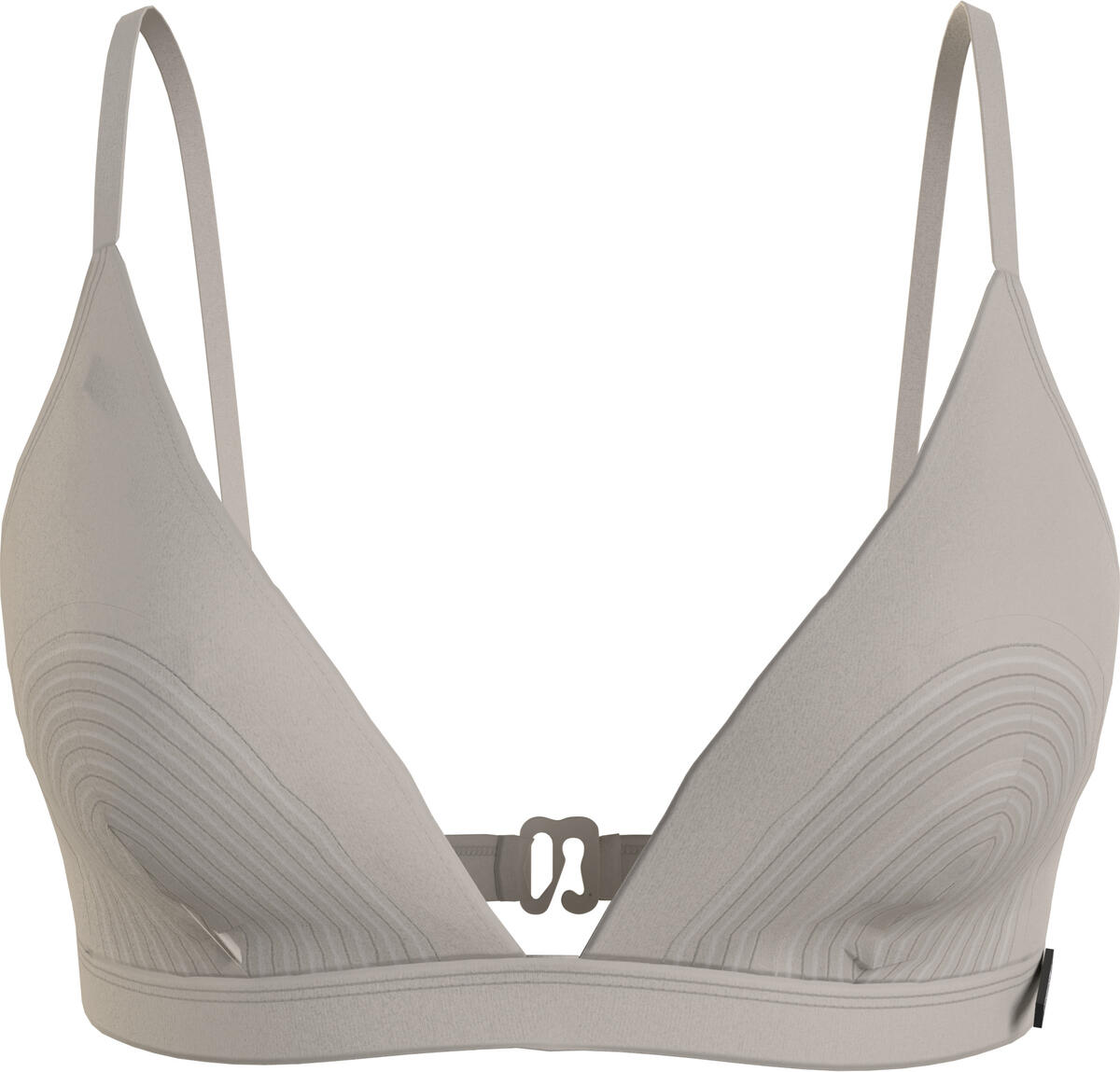 Calvin Klein TRIANGLE Kadın Krem Bikini Üstü