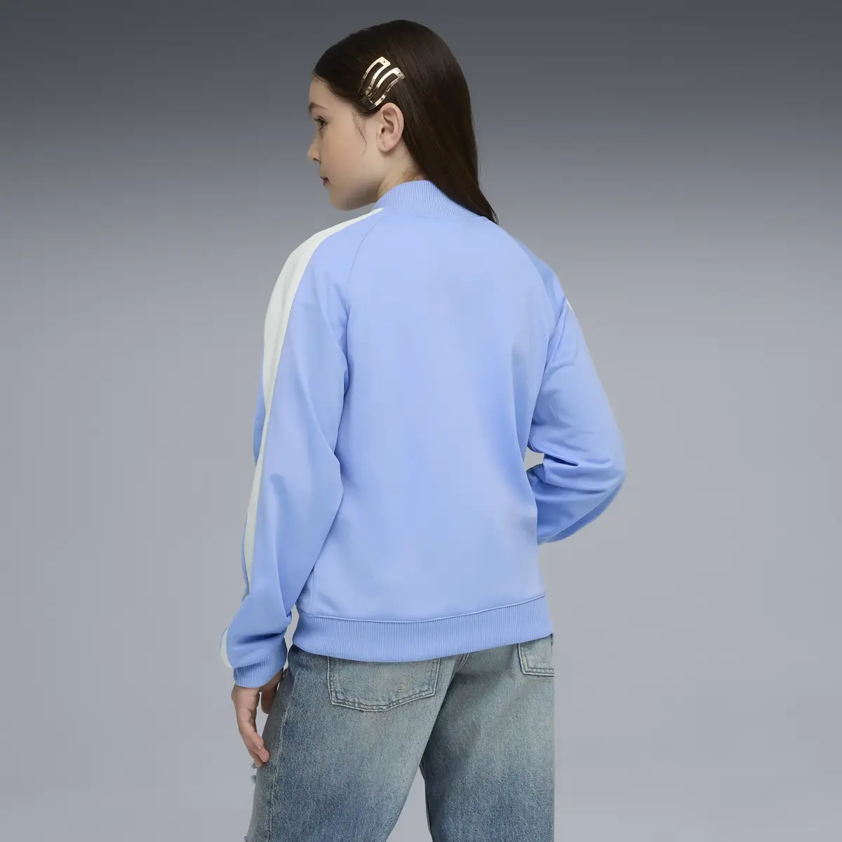 PUMA T7 ALWAYS ON Track Jacket G Intense Lave Mavi Kız Çocuk Ceket