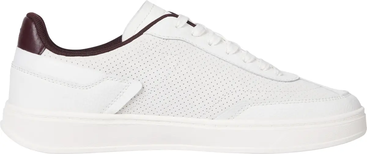 Tommy Hilfiger TH HERITAGE SNEAKER, 0K6 Beyaz Kadın Spor Ayakkabı & Sneaker