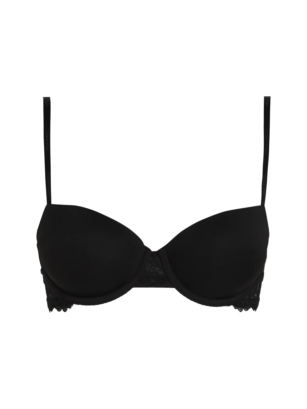 Calvin Klein LIGHTLY LINED BALCON Siyah Balenli Sütyen