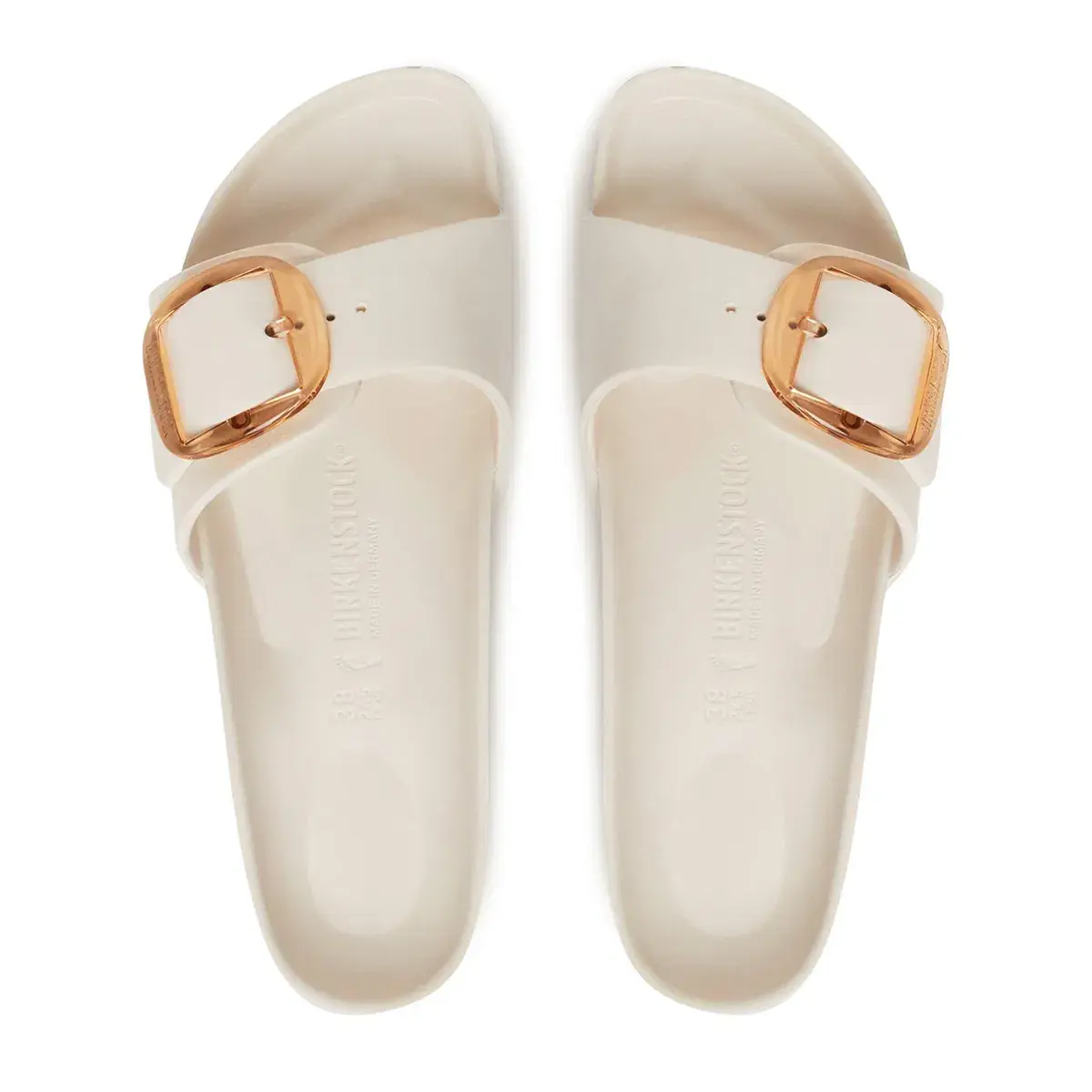 Birkenstock Madrid Eva Big Buckle Beyaz Kadın Plaj Terliği