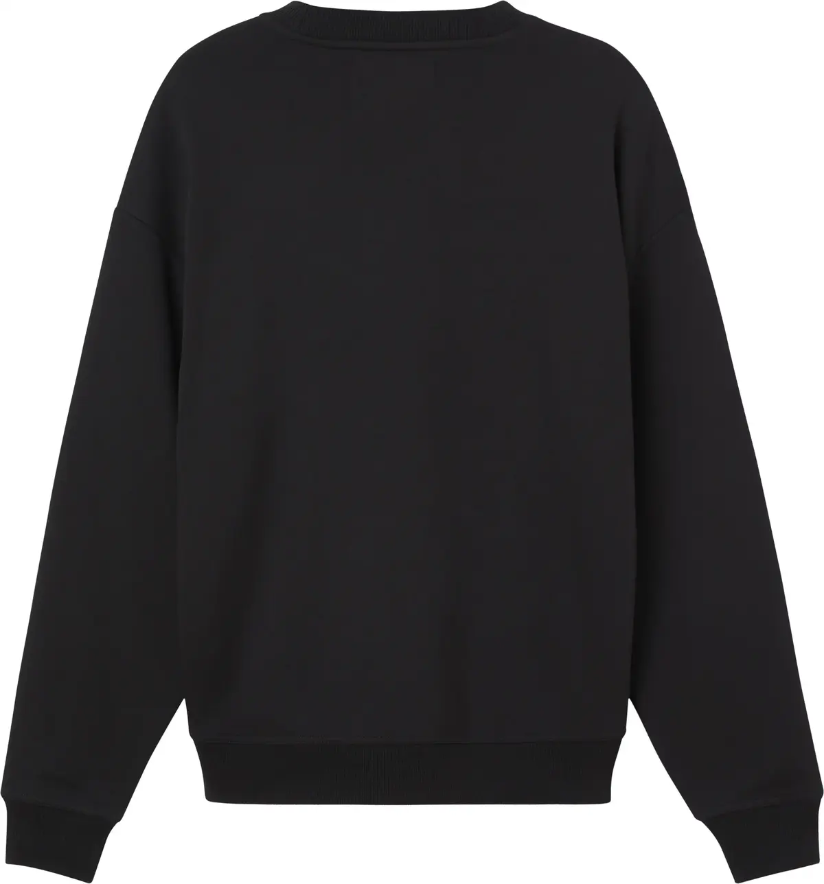 Calvin Klein SHINY INSTITUTIONAL Erkek Siyah Sweatshirt