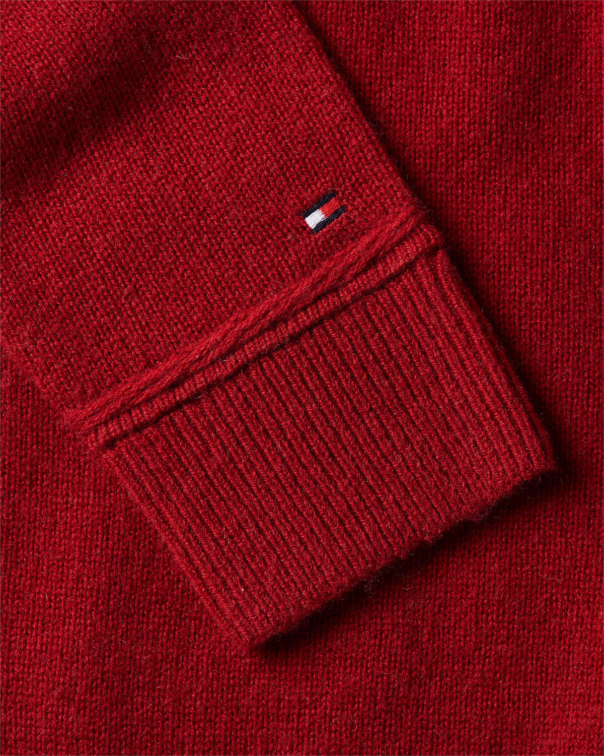 Tommy Hilfiger SOFTWOOL MOCK-NK SWE Kadın Bordo Kazak