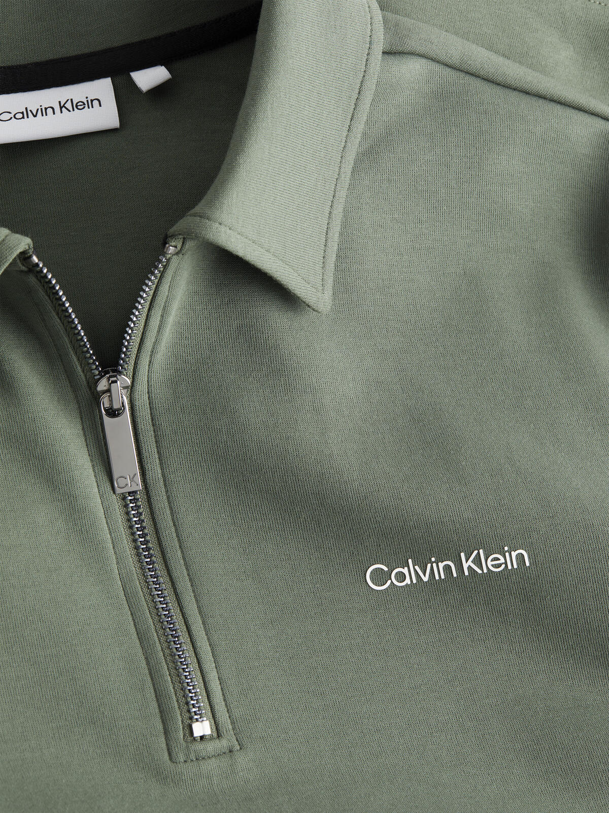 Calvin Klein MICRO LOGO REPREVE H Erkek Yeşil Sweatshirt